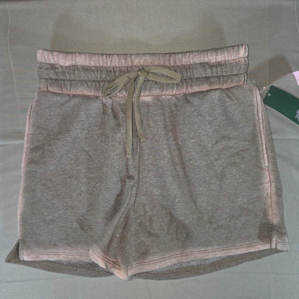 Wild Fable Women Pewter Mineral Wash Fleece Sweat Shorts Small NWT